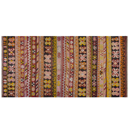 Vintage Large Konya Kilim, 167 x 340 cm / 5.6 x 11.2 ftKilim