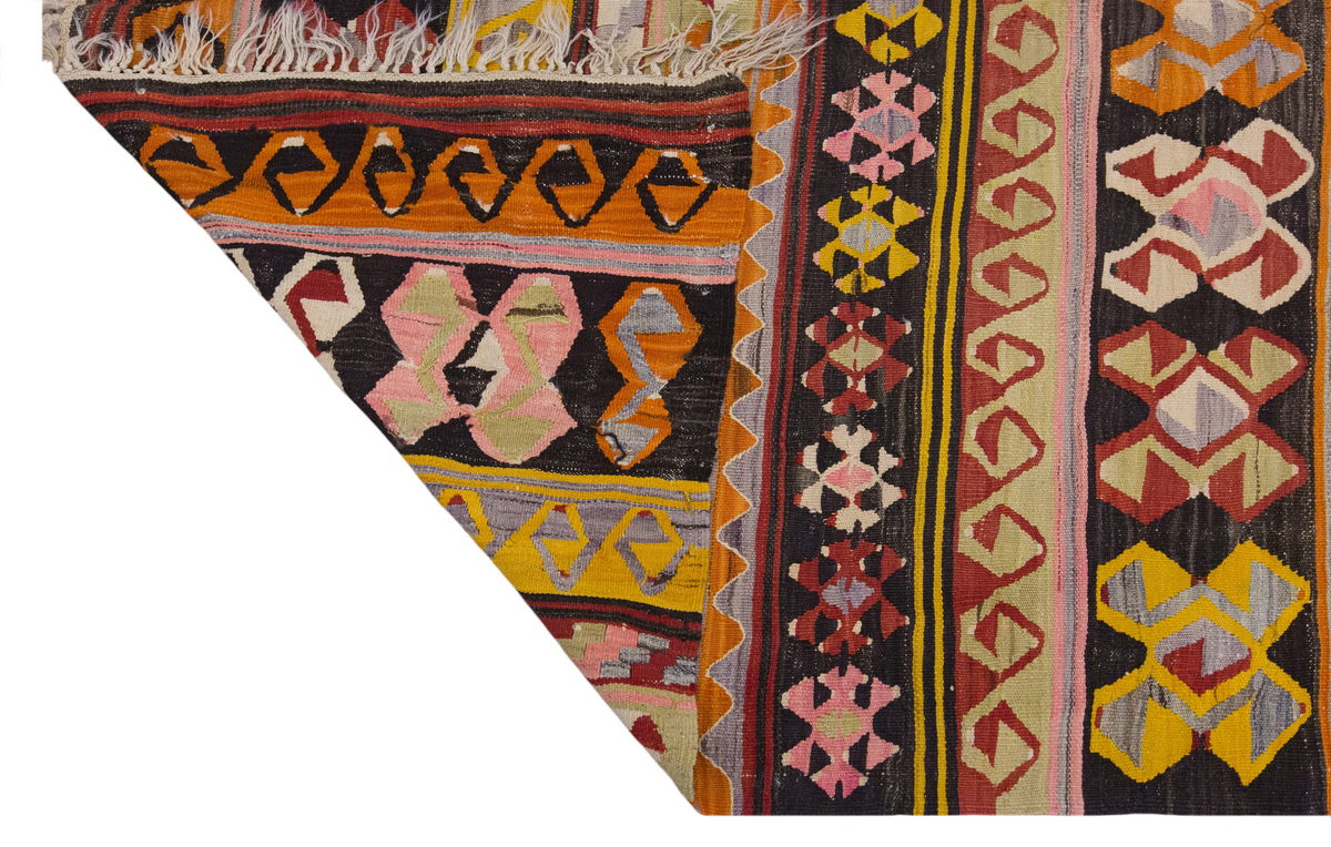 Vintage Large Konya Kilim, 167 x 340 cm / 5.6 x 11.2 ftKilim
