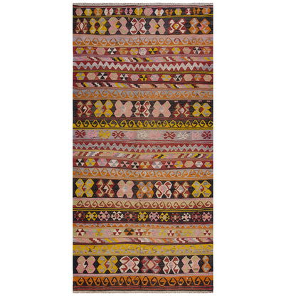 Vintage Large Konya Kilim, 167 x 340 cm / 5.6 x 11.2 ftKilim