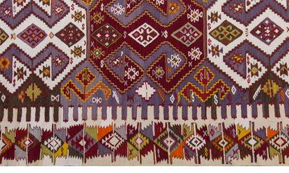 Vintage Large Konya Kilim, 168 x 357 cm / 5.6 x 11.9 ft Kilim
