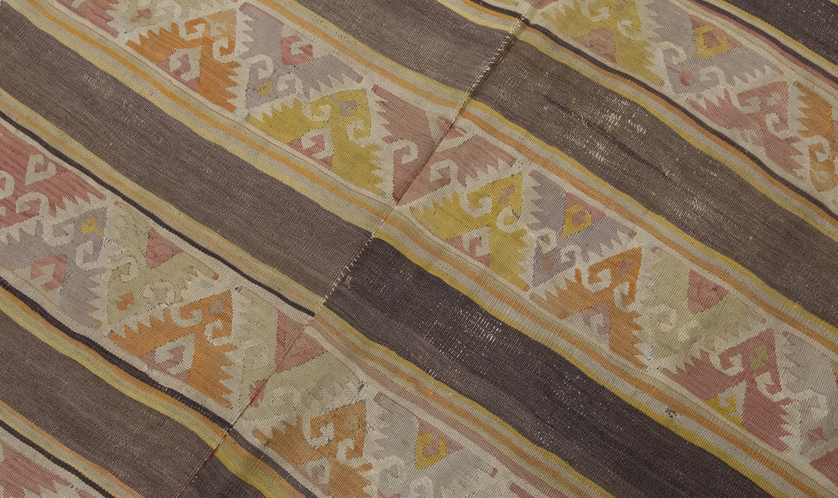 Vintage Large Konya Kilim, 171 x 366 cm / 5.7 x 12 ft Kilim