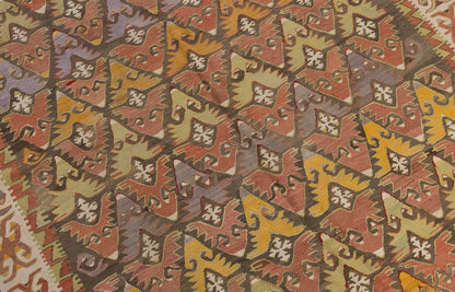 Vintage Large Konya Kilim, 172 x 442 cm / 5.8 x 14.6 ft Kilim