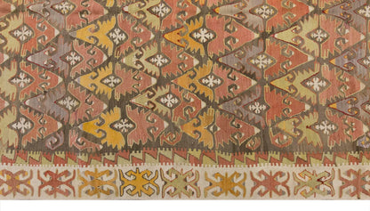 Vintage Large Konya Kilim, 172 x 442 cm / 5.8 x 14.6 ft Kilim