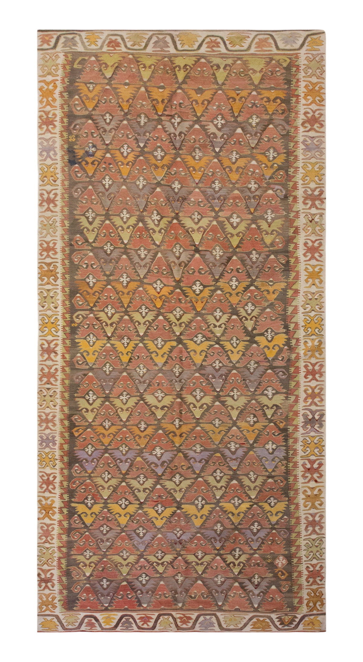 Vintage Large Konya Kilim, 172 x 442 cm / 5.8 x 14.6 ft Kilim