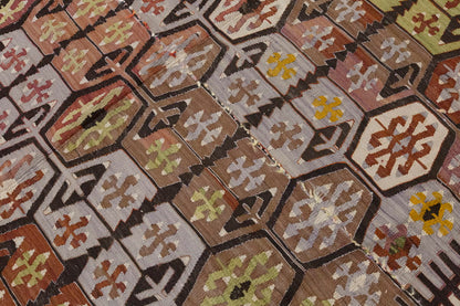 Vintage Large Konya Kilim, 176 x 340 cm / 5.9 x 11.2 ft Kilim