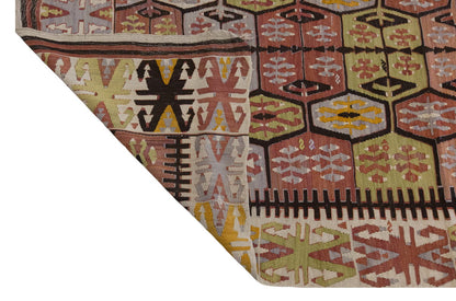 Vintage Large Konya Kilim, 176 x 340 cm / 5.9 x 11.2 ft Kilim