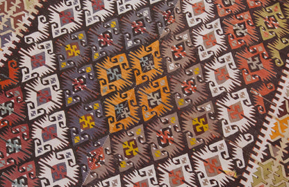 Vintage Large Konya Kilim, 176 x 515 cm / 5.9 x 17 ft Kilim