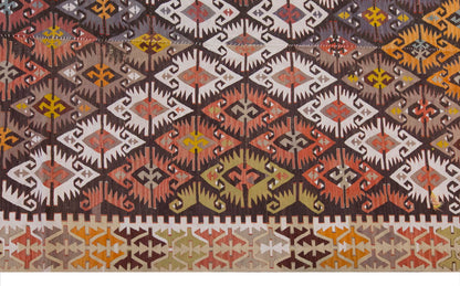 Vintage Large Konya Kilim, 176 x 515 cm / 5.9 x 17 ft Kilim