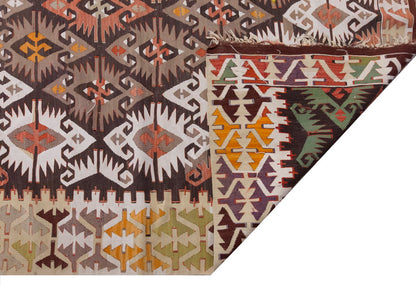 Vintage Large Konya Kilim, 176 x 515 cm / 5.9 x 17 ft Kilim