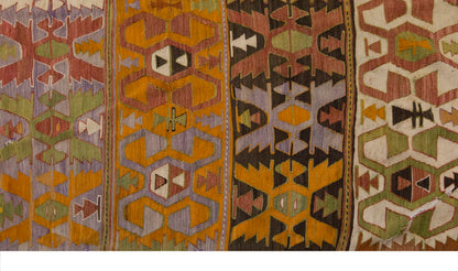 Vintage Large Konya Kilim, 177 x 442 cm / 6 x 14.6 ft Kilim