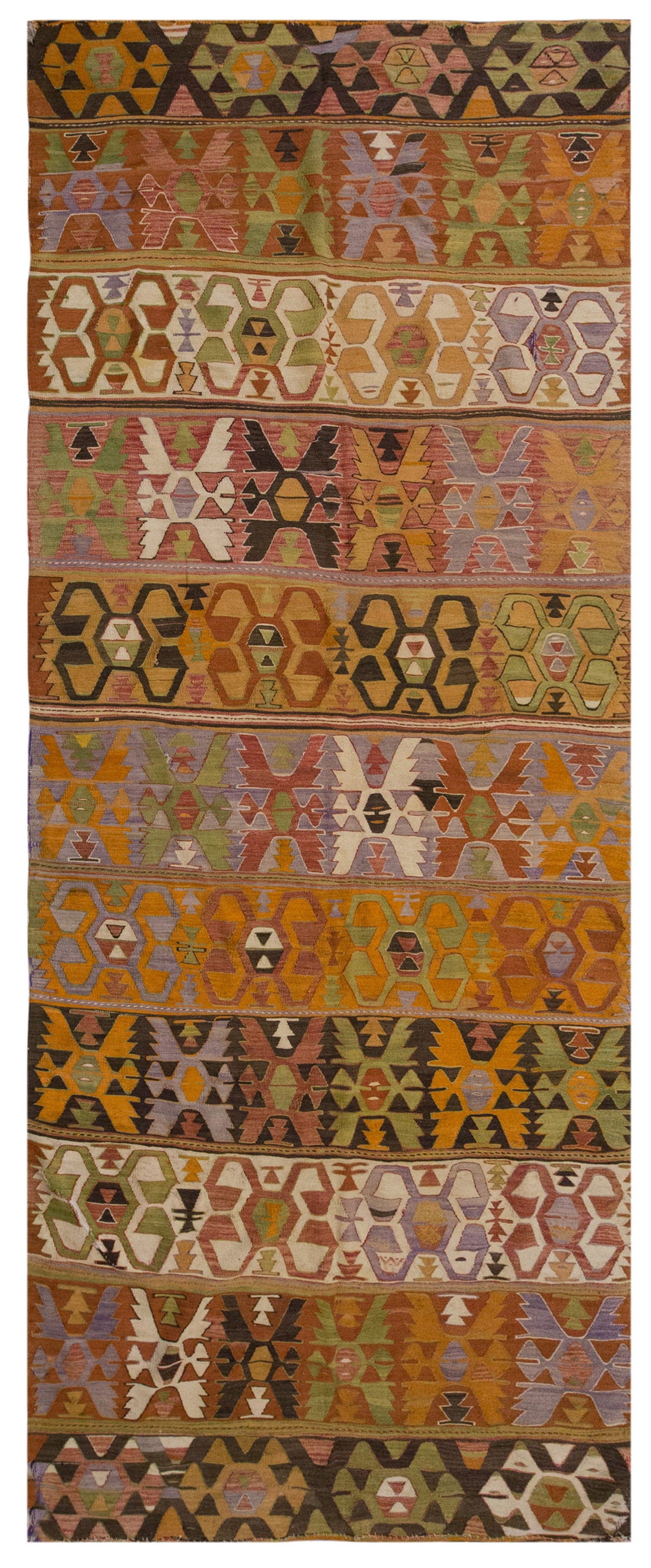 Vintage Large Konya Kilim, 177 x 442 cm / 6 x 14.6 ft Kilim