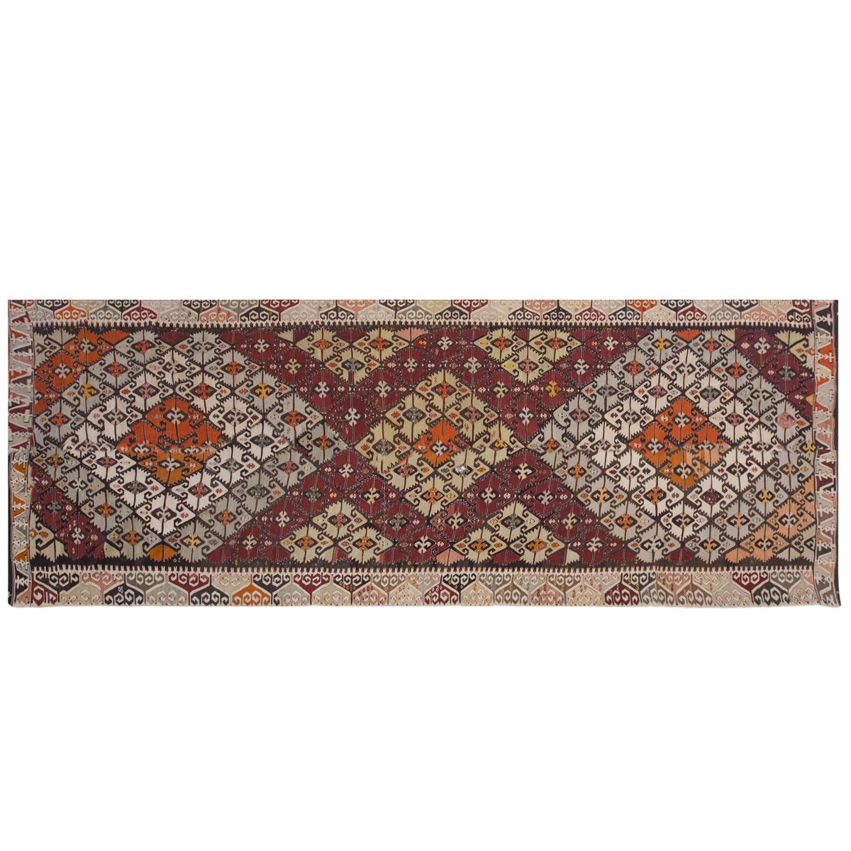 Vintage Large Konya Kilim, 177 x 458 cm / 6 x 15 ft Kilim