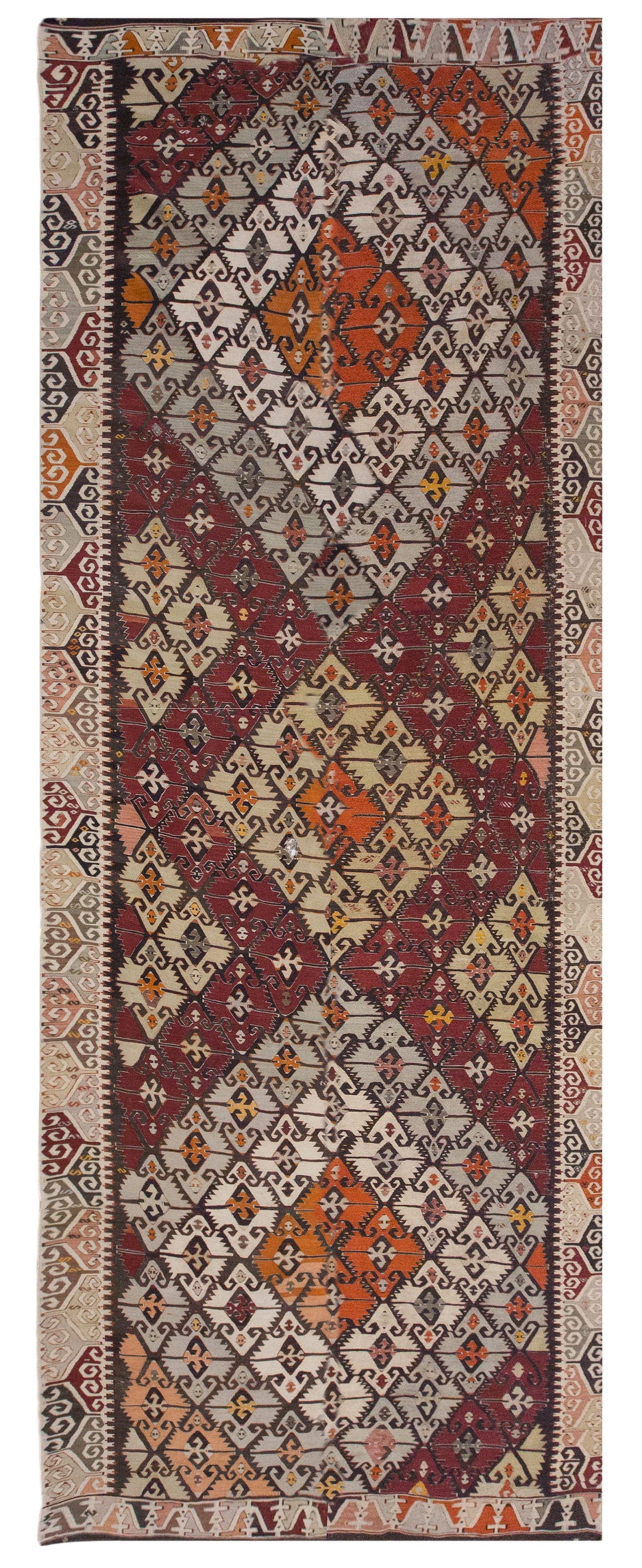 Vintage Large Konya Kilim, 177 x 458 cm / 6 x 15 ft Kilim