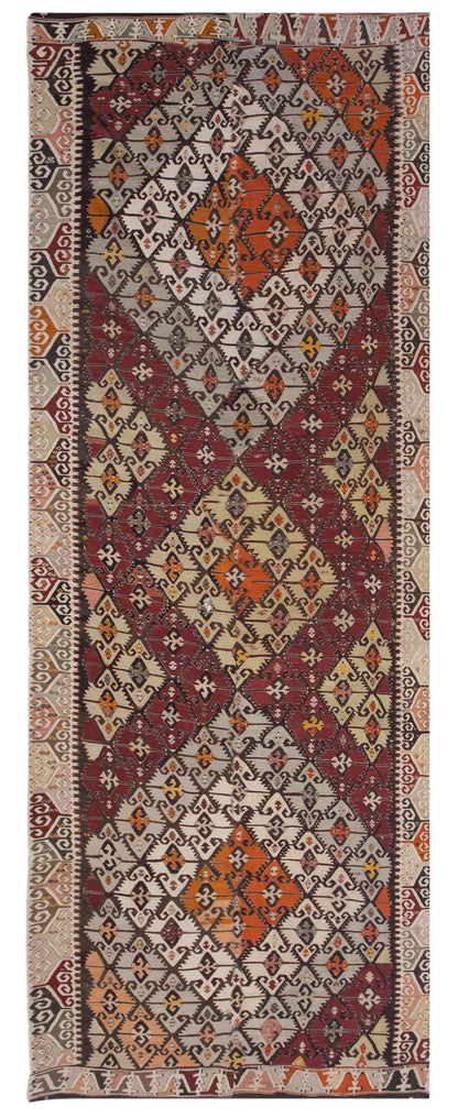 Vintage Large Konya Kilim, 177 x 458 cm / 6 x 15 ft Kilim