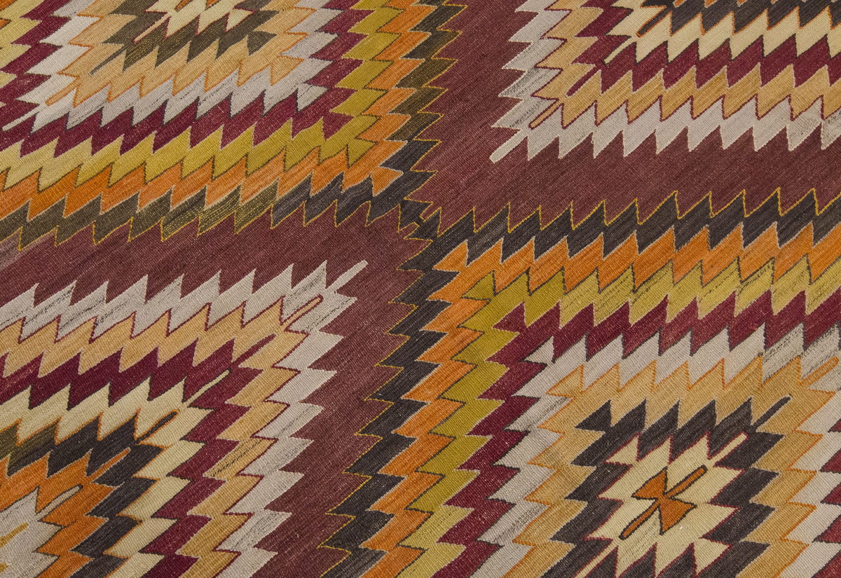 Vintage Large Konya Kilim, 179 x 340 cm / 6 x 11.2 ft Kilim