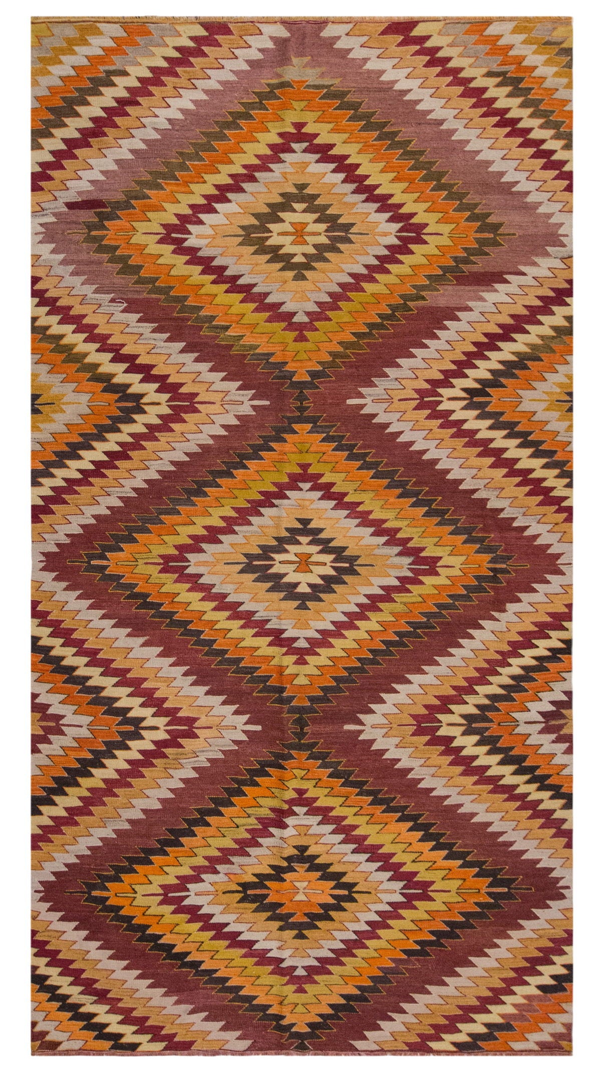 Vintage Large Konya Kilim, 179 x 340 cm / 6 x 11.2 ft Kilim