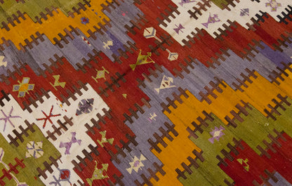 Vintage Large Konya Kilim, 180 x 324 cm / 6 x 10.8 ft Kilim