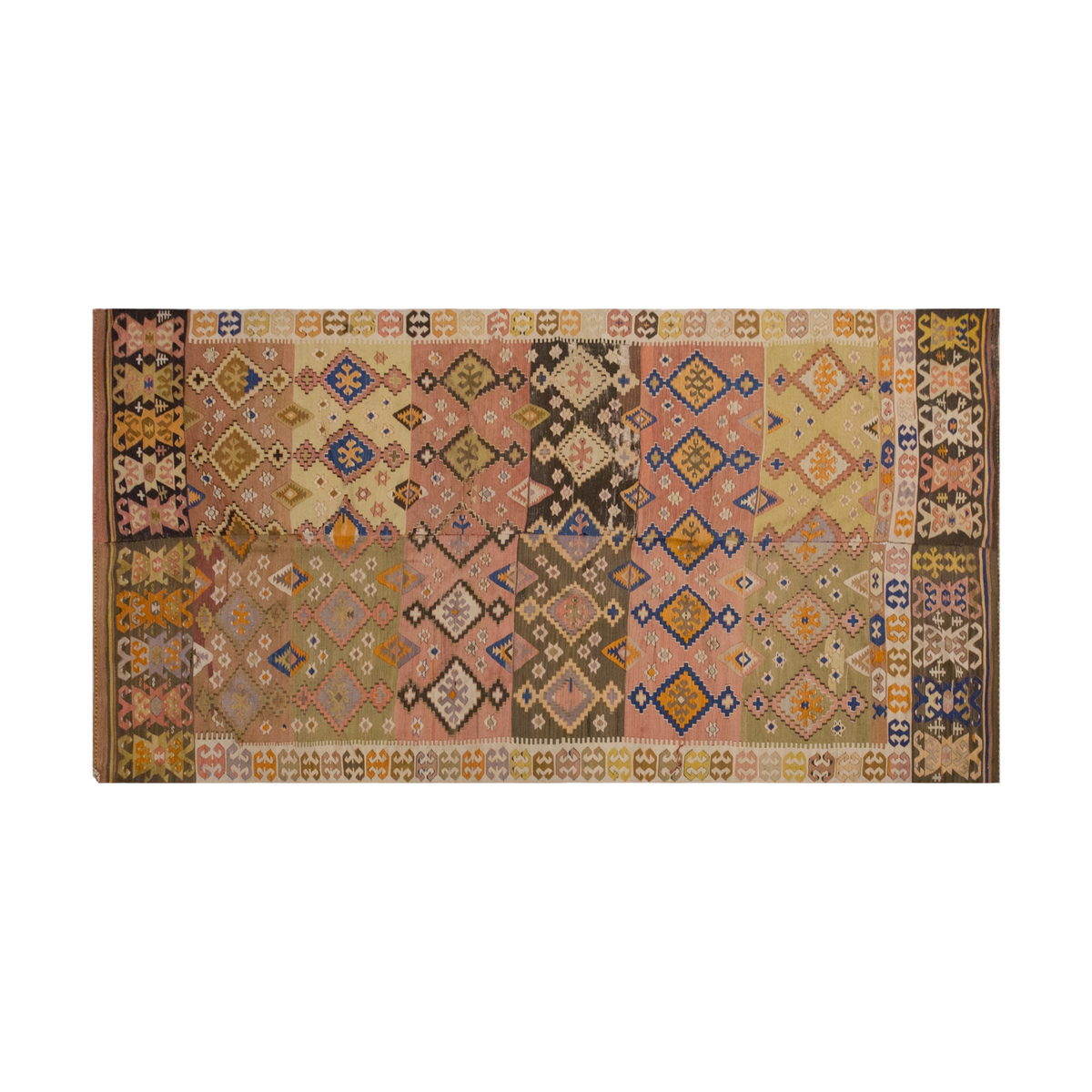 Vintage Large Konya Kilim, 180 x 426 cm / 6 x 14 ft Kilim