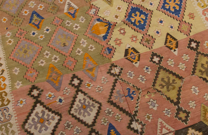 Vintage Large Konya Kilim, 180 x 426 cm / 6 x 14 ft Kilim