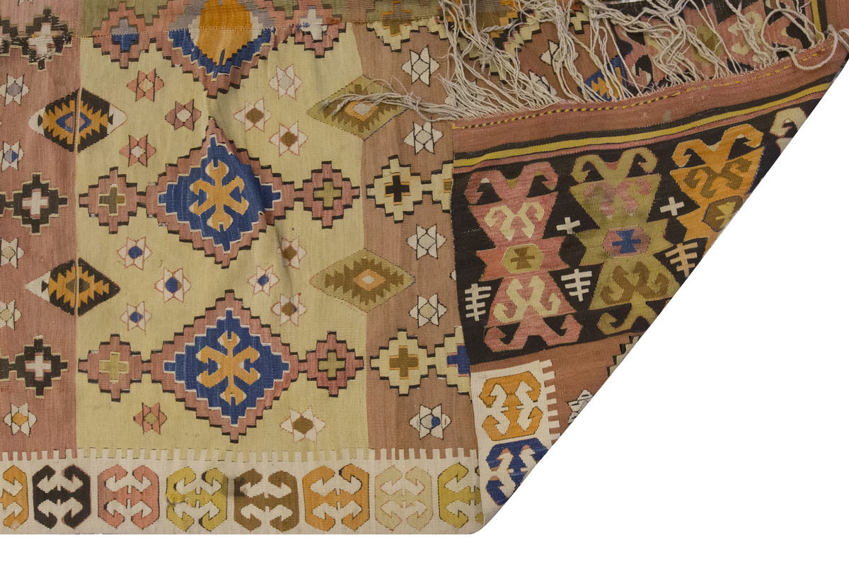 Vintage Large Konya Kilim, 180 x 426 cm / 6 x 14 ft Kilim