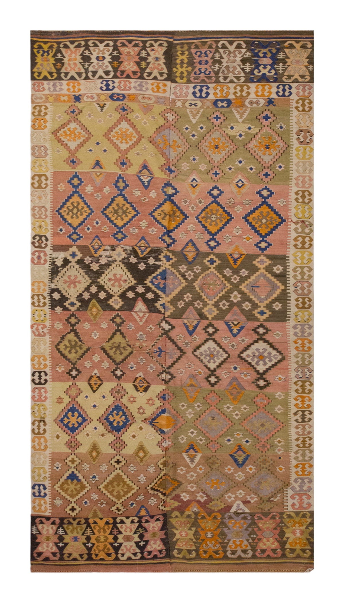 Vintage Large Konya Kilim, 180 x 426 cm / 6 x 14 ft Kilim