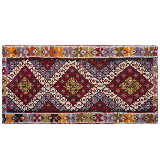 Vintage Large Konya Kilim, 180 x 458 cm / 6 x 15 ft Kilim