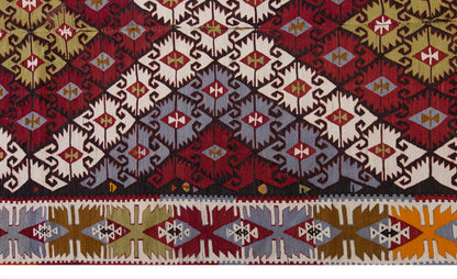 Vintage Large Konya Kilim, 180 x 458 cm / 6 x 15 ft Kilim
