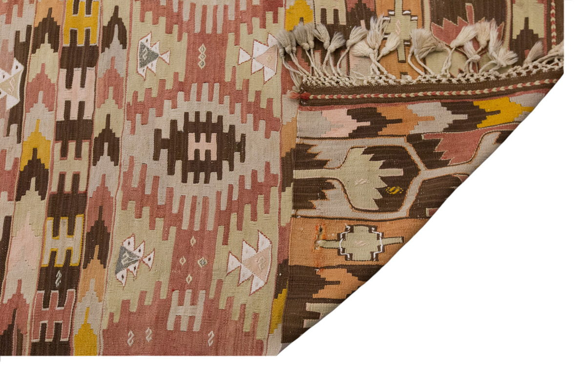 Vintage Large Konya Kilim, 180 x 458 cm / 6 x 15 ft Kilim