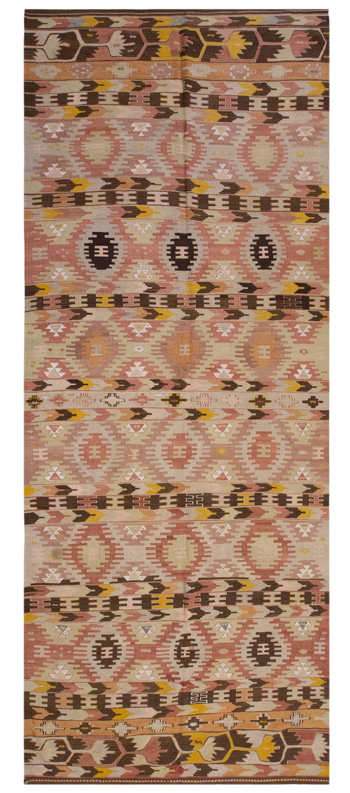 Vintage Large Konya Kilim, 180 x 458 cm / 6 x 15 ft Kilim