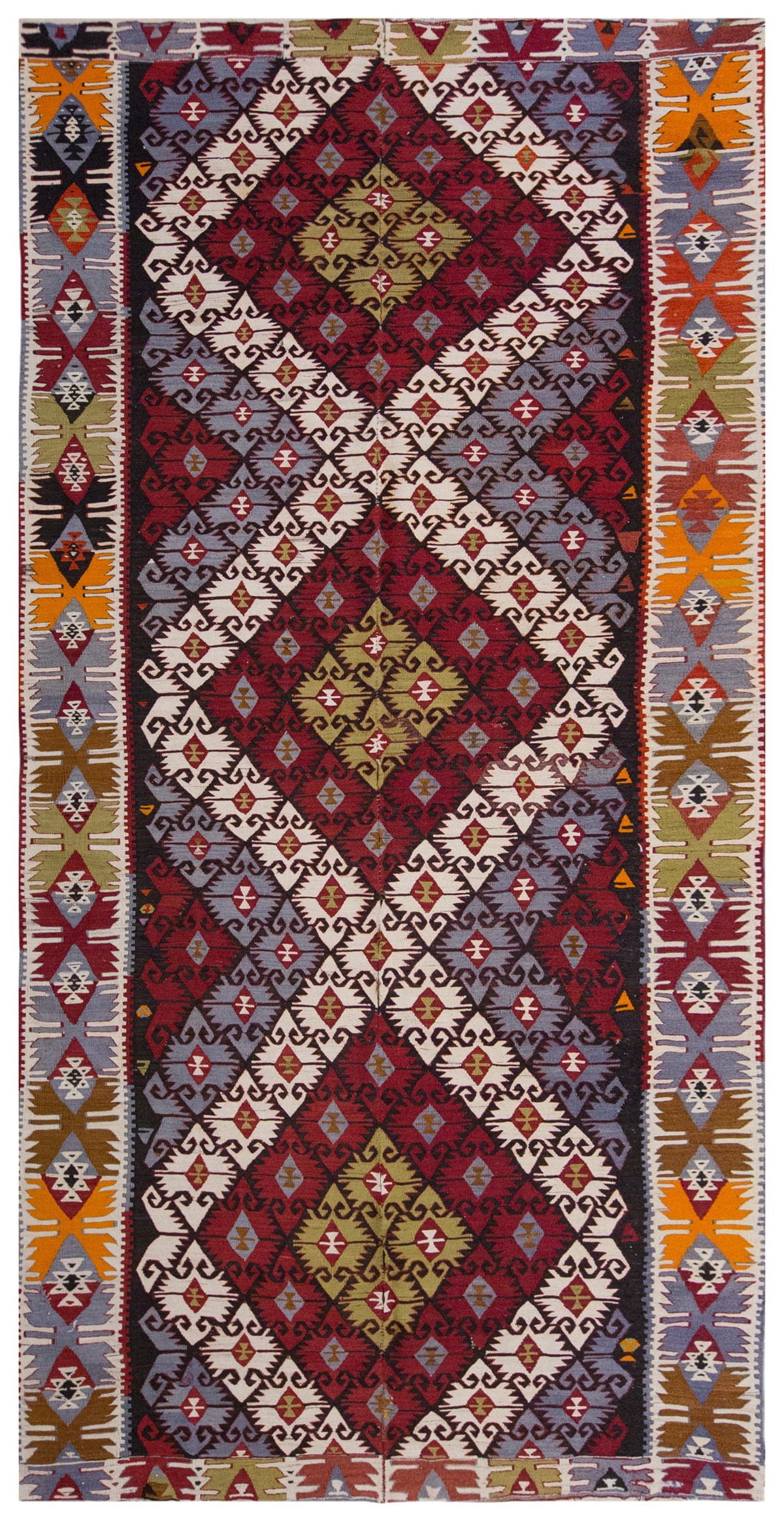 Vintage Large Konya Kilim, 180 x 458 cm / 6 x 15 ft Kilim