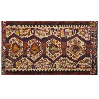 Vintage Large Konya Kilim, 184 x 302 cm / 6 x 10 ft Kilim