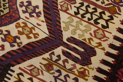 Vintage Large Konya Kilim, 184 x 302 cm / 6 x 10 ft Kilim