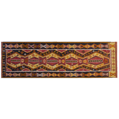 Vintage Large Konya Kilim, 187 x 415 cm / 6.2 x 13.7 ft Kilim