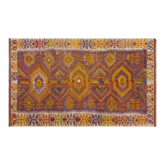 Vintage Large Konya Kilim, 192 x 400 cm / 6.4 x 13.1 ft Kilim