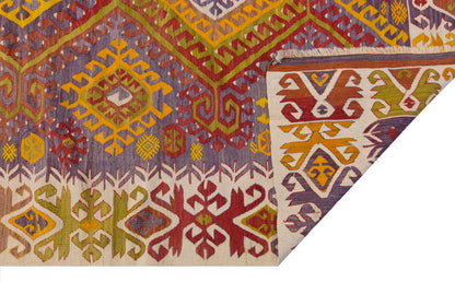 Vintage Large Konya Kilim, 192 x 400 cm / 6.4 x 13.1 ft Kilim