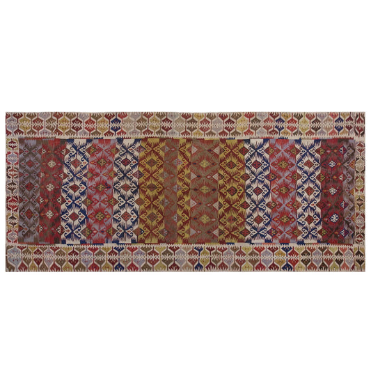 Vintage Large Konya Kilim, 192 x 436 cm / 6.4 x 14.4 ft Kilim