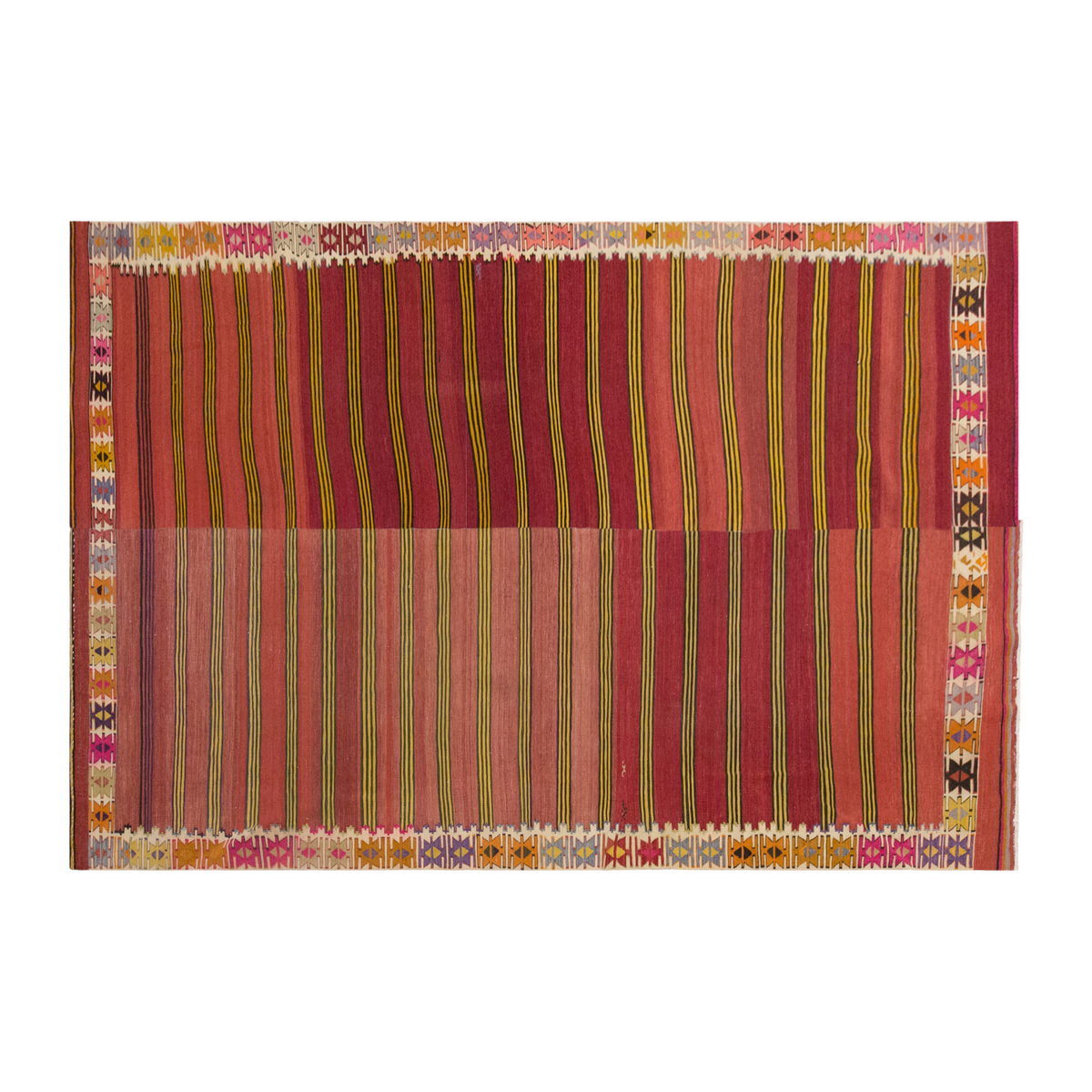 Vintage Large Konya Kilim, 194 x 342 cm / 6.4 x 11.3 ft Kilim