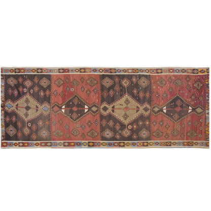 Vintage Large Konya Kilim, 205 x 525 cm / 6.9 x 17.3 ft Kilim