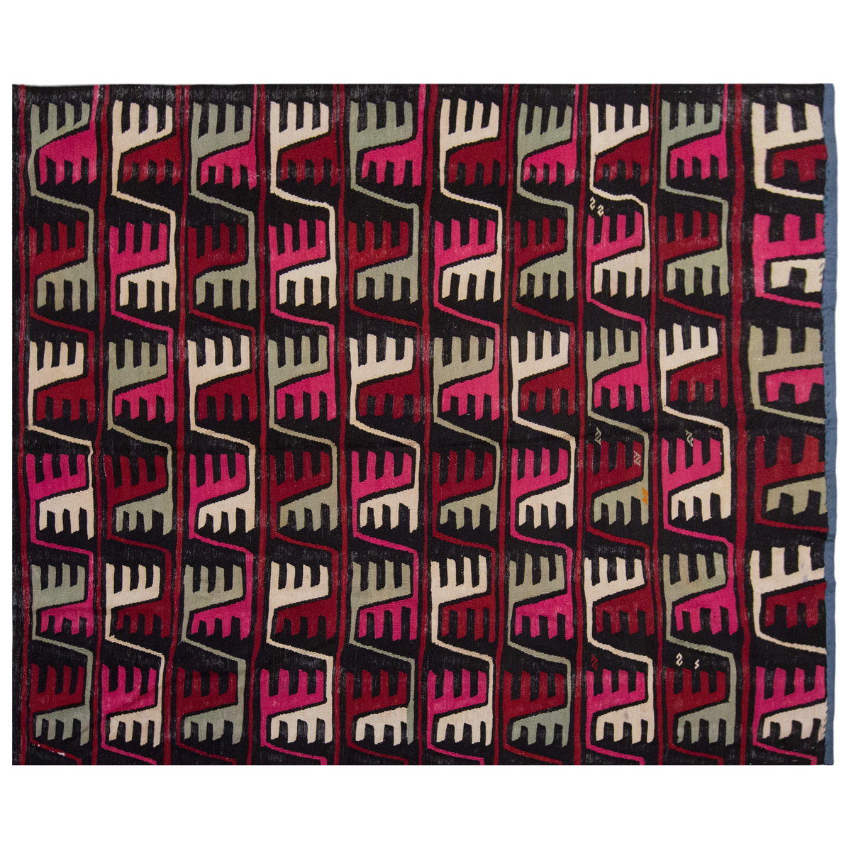 Vintage Large Konya Kilim, 211 x 249 cm / 7 x 8.2 ft Kilim