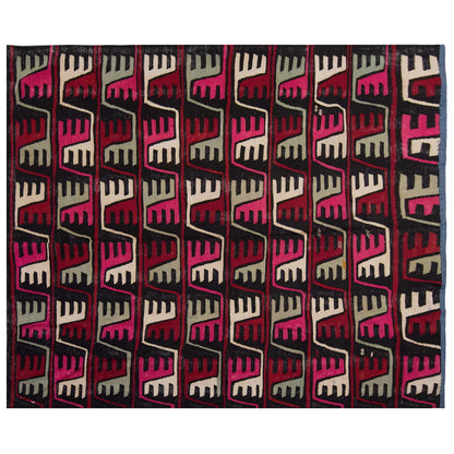 Vintage Large Konya Kilim, 211 x 249 cm / 7 x 8.2 ft Kilim