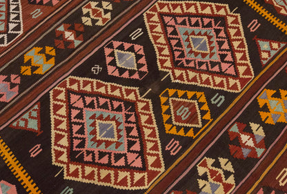 Vintage Large Kurdish Kilim, 209 x 326 cm / 7 x 10.8 ft Kilim