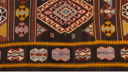 Vintage Large Kurdish Kilim, 209 x 326 cm / 7 x 10.8 ft Kilim