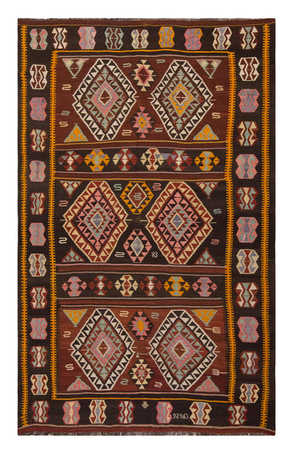 Vintage Large Kurdish Kilim, 209 x 326 cm / 7 x 10.8 ft Kilim
