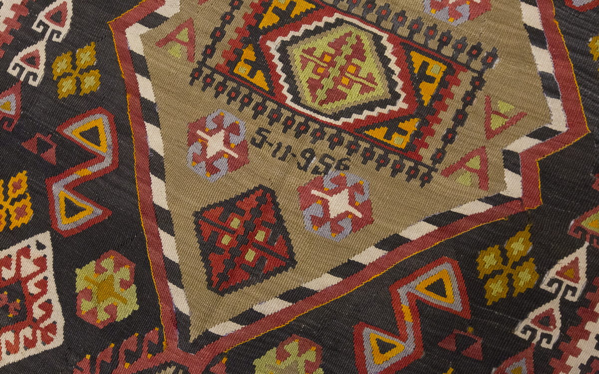 Vintage Large Malatya-Akçadağ Kilim, 140 x 430 cm / 4.7 x 14.1 ft Kilim