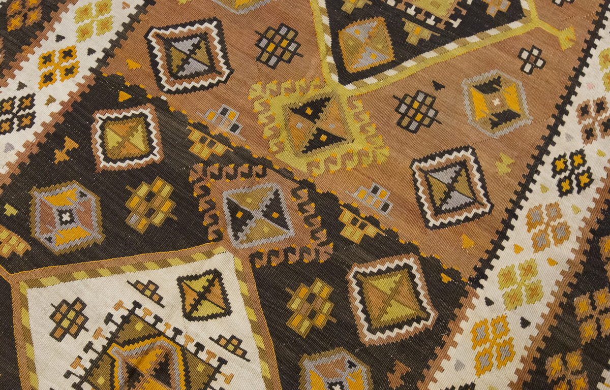 Vintage Large Malatya-Akçadağ Kilim, 151 x 420 cm / 5 x 13.9 ft Kilim