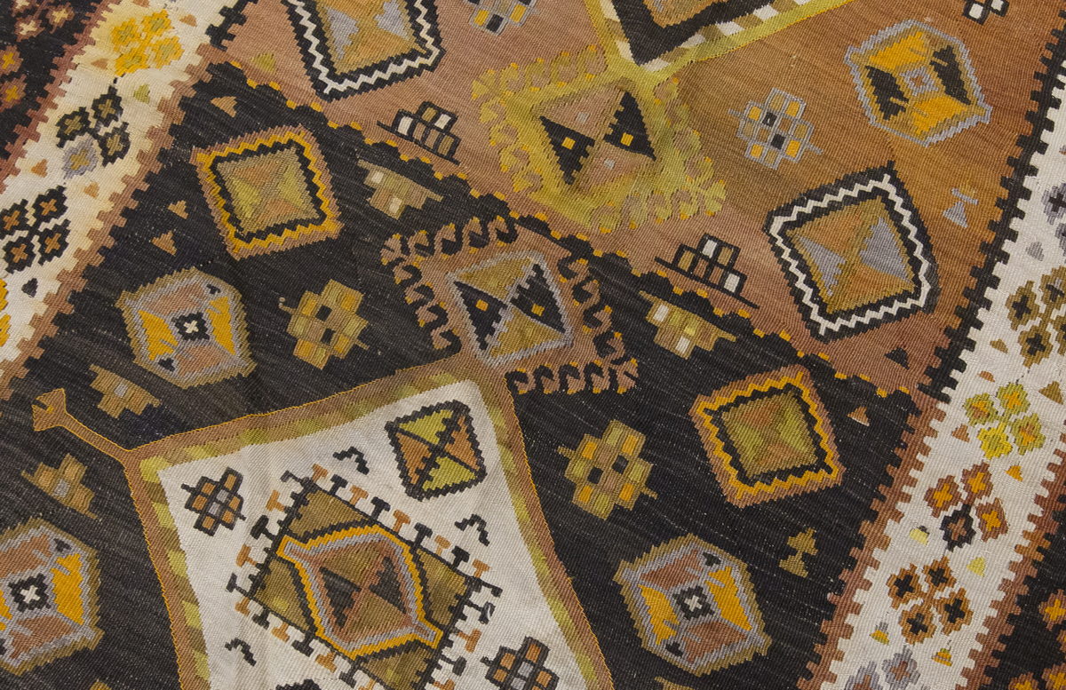 Vintage Large Malatya Kilim, 146 x 356 cm / 4.9 x 11.8 ft Kilim