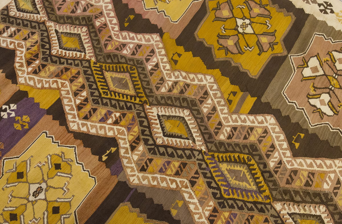 Vintage Large Malatya Kilim, 180 x 344 cm / 6 x 11.3 ft Kilim