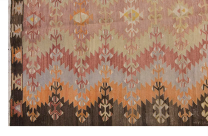 Vintage Large Manisa-Köprübaşı Kilim, 149 x 304 cm / 5 x 10 ft Kilim