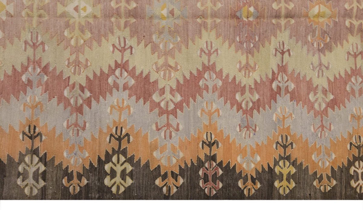 Vintage Large Manisa-Köprübaşı Kilim, 149 x 304 cm / 5 x 10 ft Kilim
