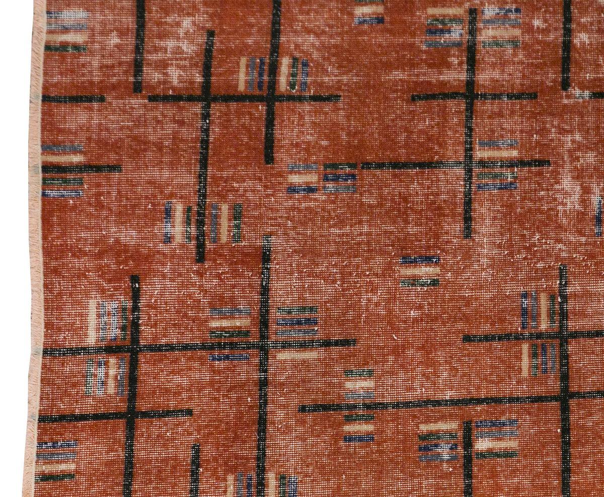 Vintage Large Rug,  5'8" x 9" feet / 173 x 268 cm